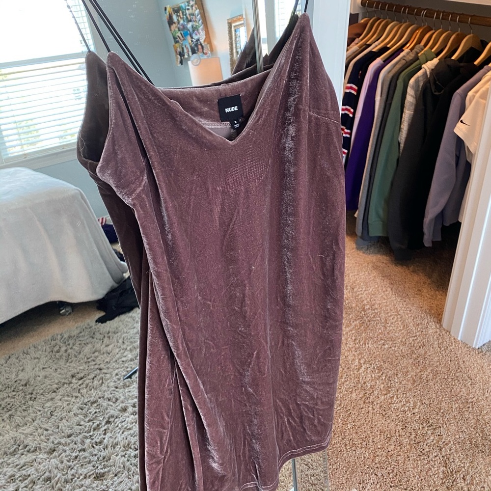 Velvet Slip Dress